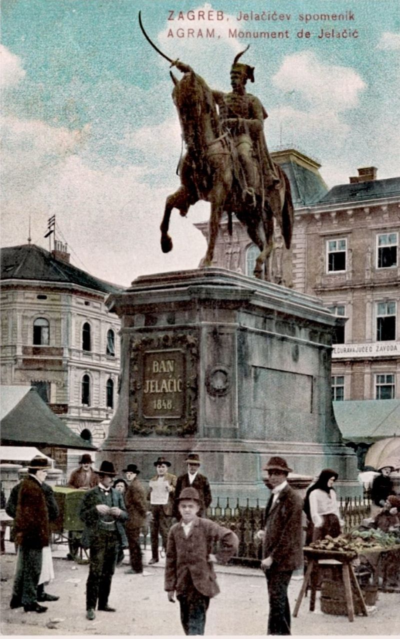 Trg bana Jelačića 1904. godine